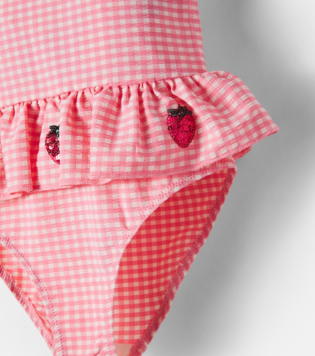 Etta gingham seersucker swimsuit | Konges Sløjd