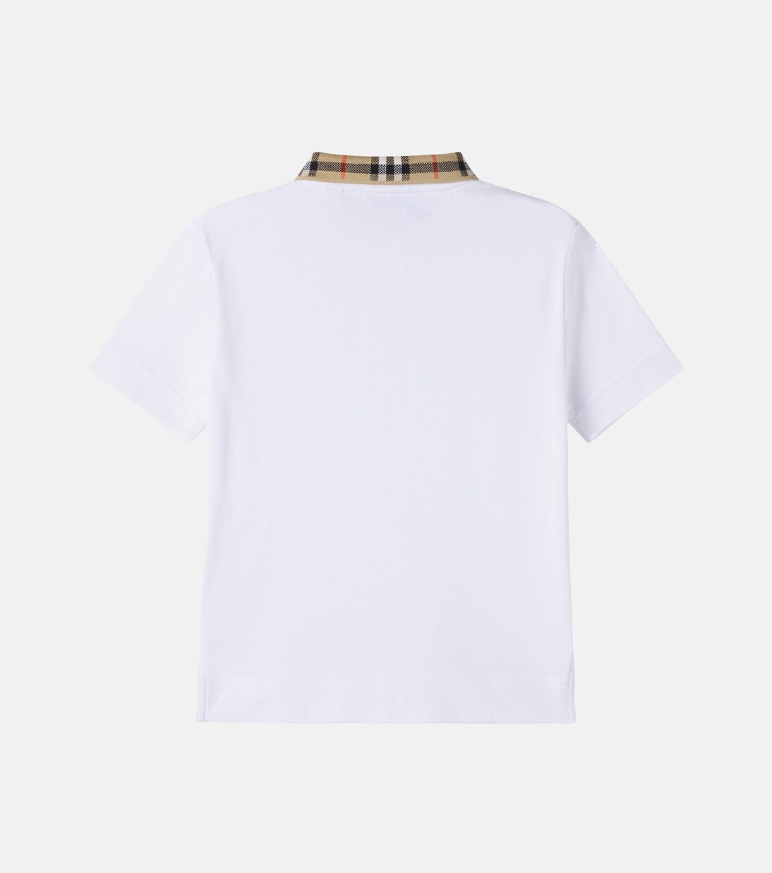 Burberry Check cotton piqué polo shirt | Burberry Kids