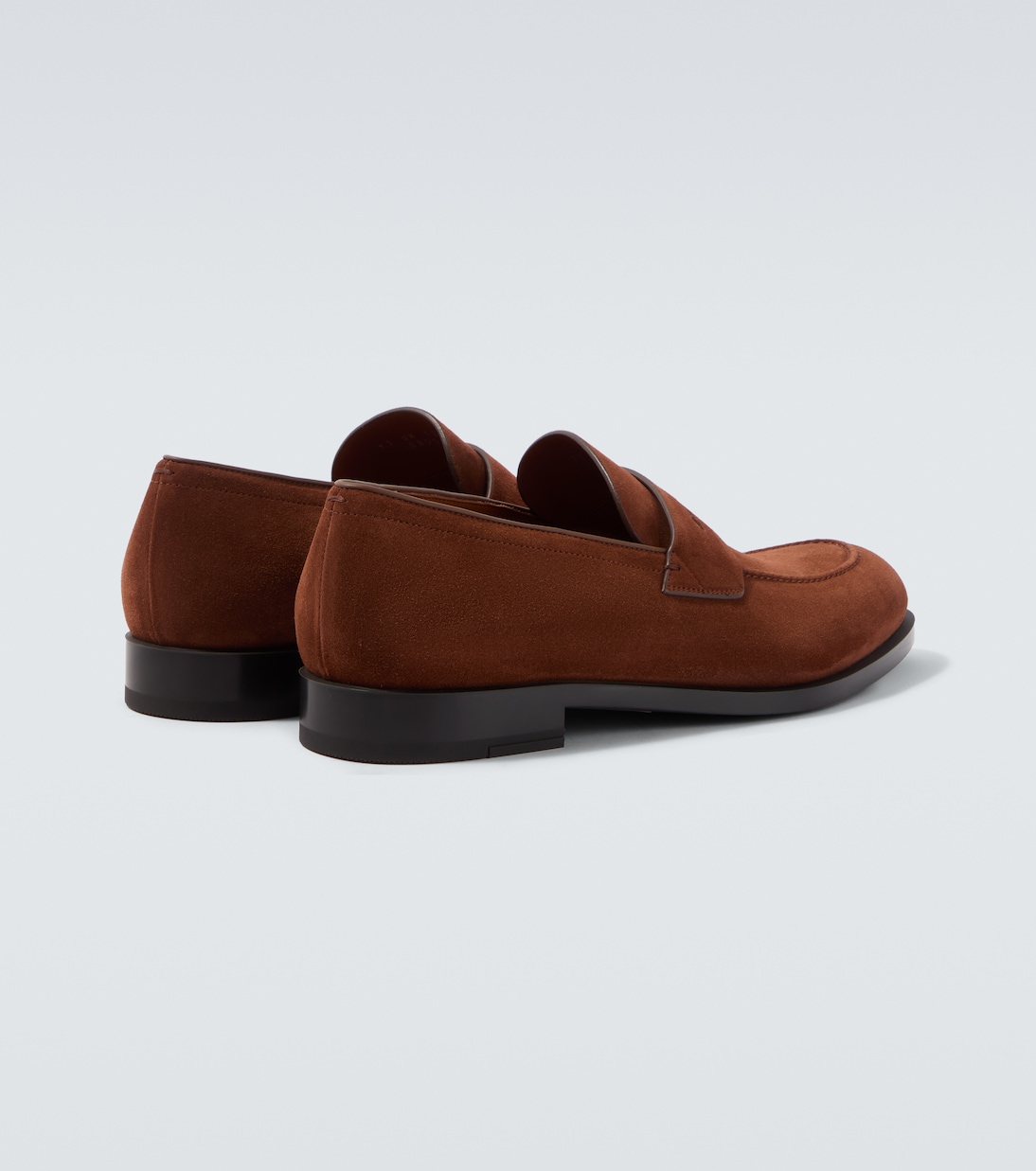 Suede penny loafers | Zegna