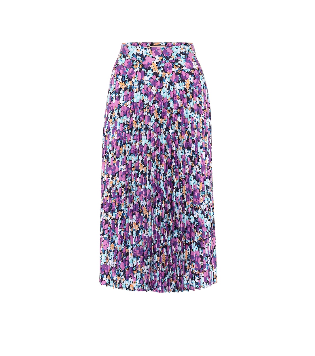 Falda midi plisada floral | Plan C