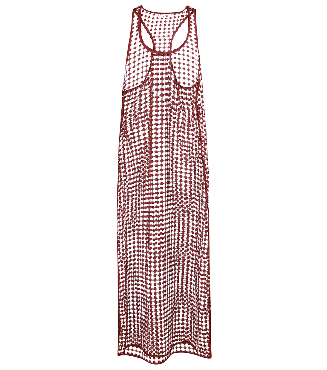 Mesh midi dress | Ganni