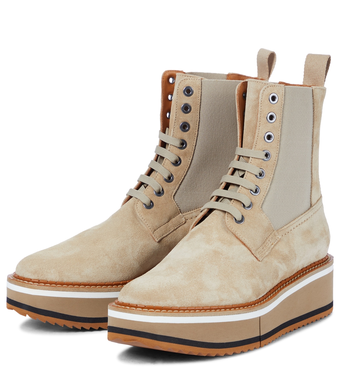 Botas de combate Brendy de gamuza | Clergerie