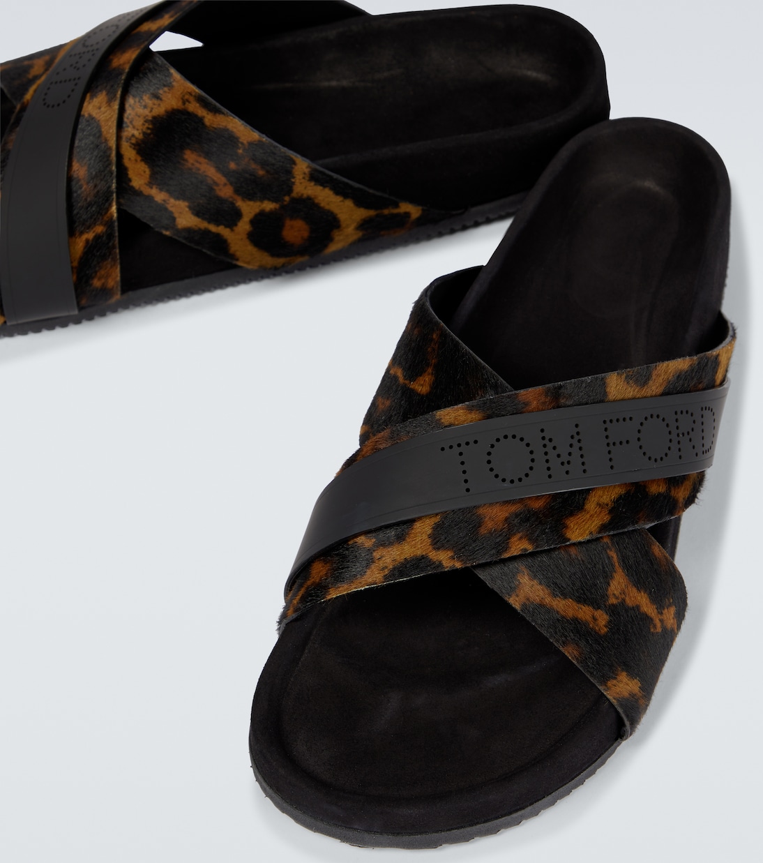 Suede Wicklow slides | Tom Ford