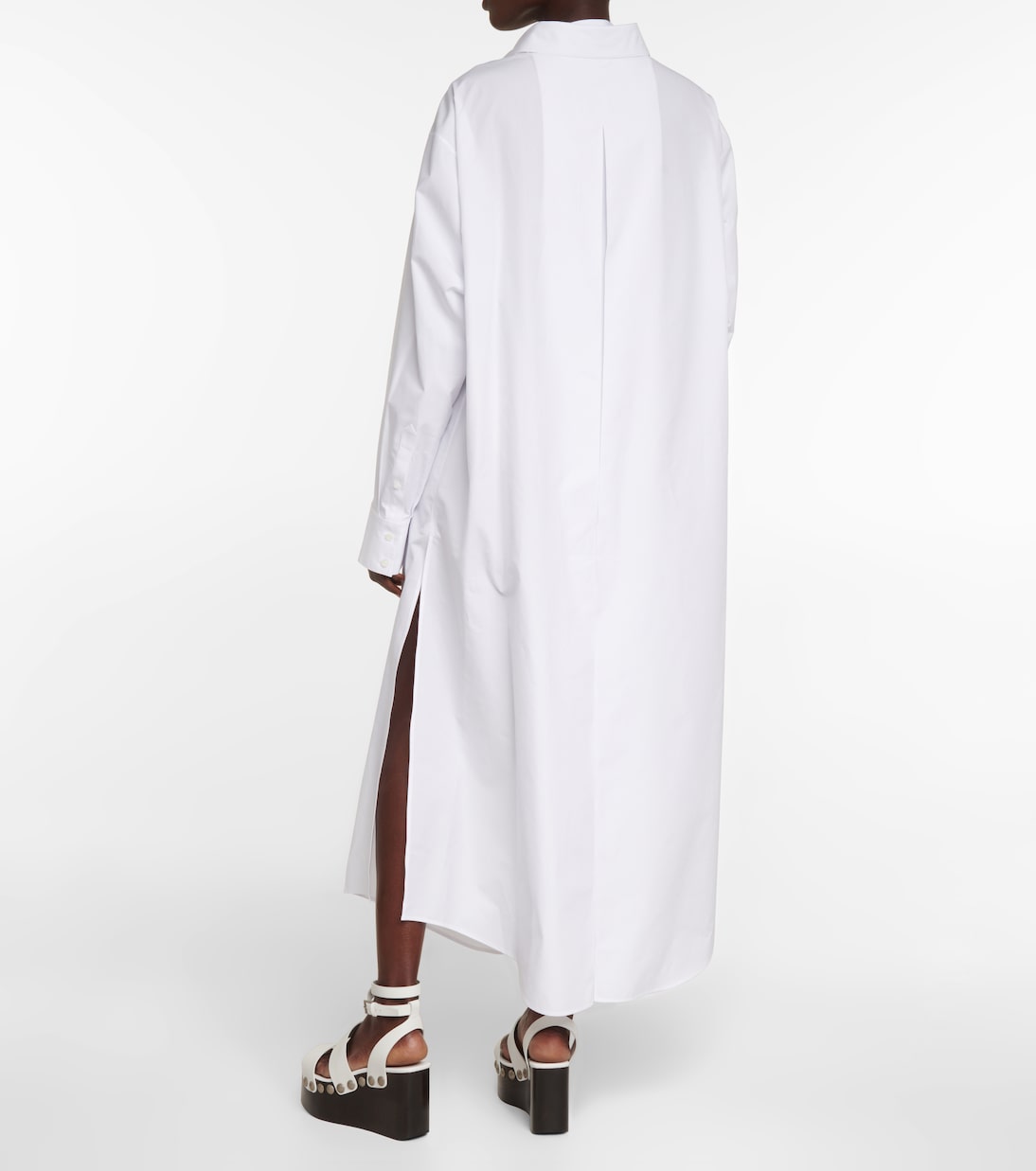 Abito chemisier in popeline di cotone | Alaïa