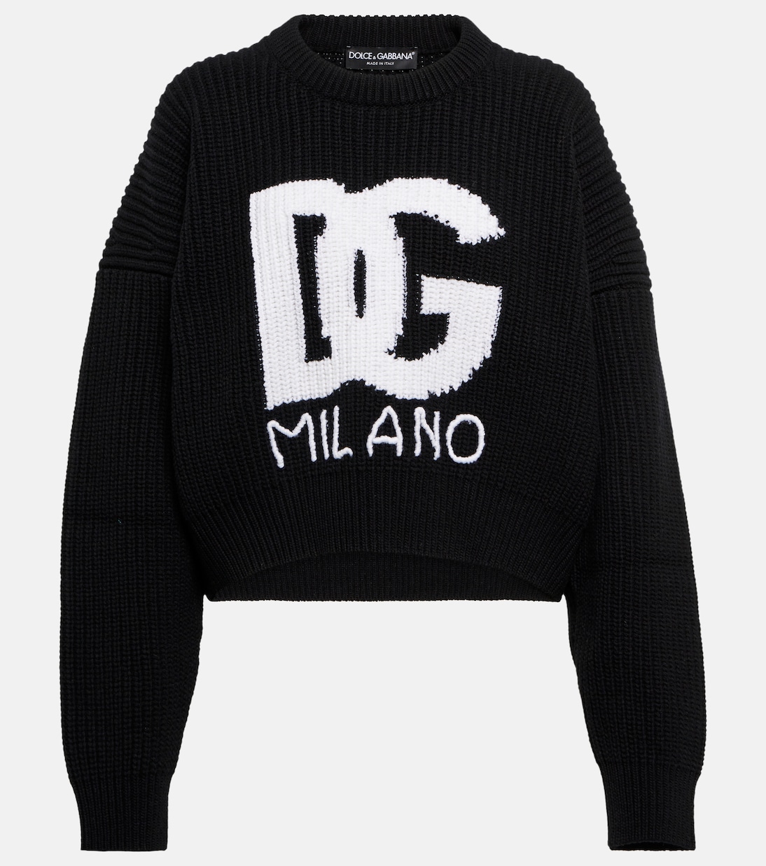 Jersey de lana cropped | Dolce&Gabbana