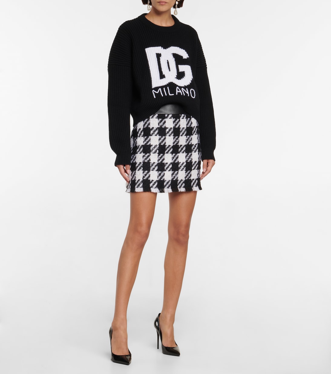 Jersey de lana cropped | Dolce&Gabbana