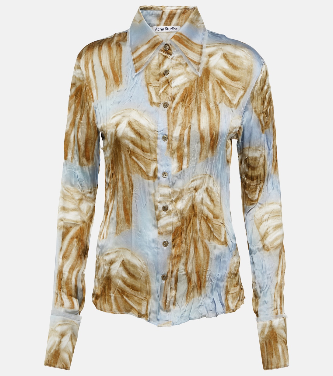 Camicia in raso con stampa | Acne Studios