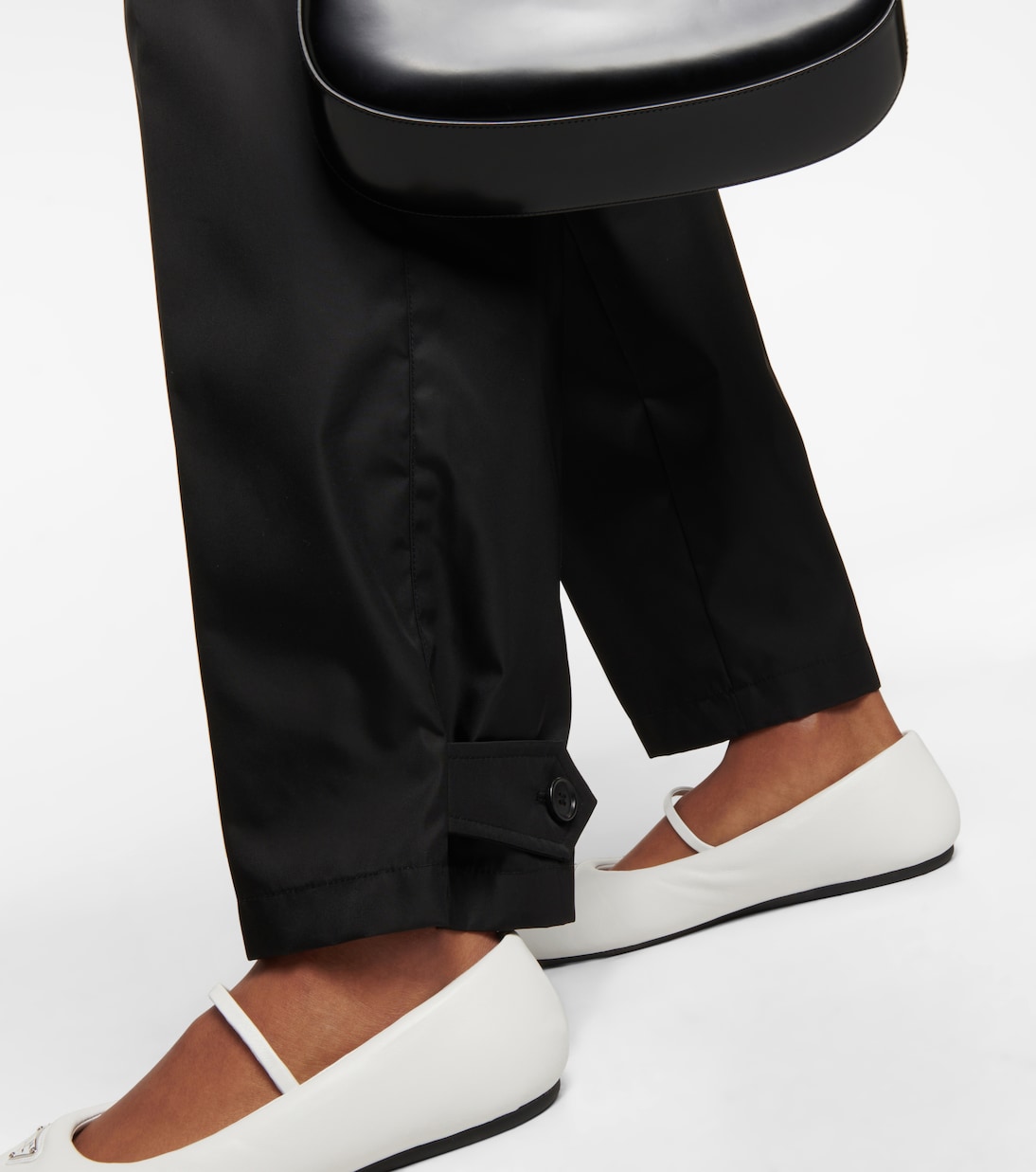 Pantaloni Cargo Nylon Moderni per Giovani Stile Prada