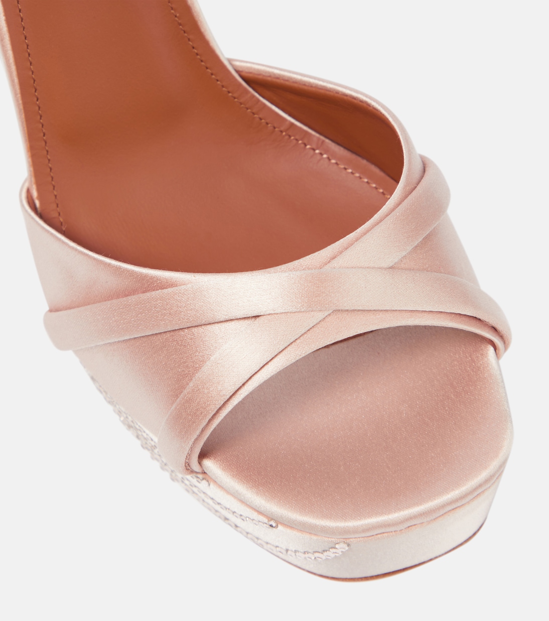 Keaton embellished satin sandals | Malone Souliers