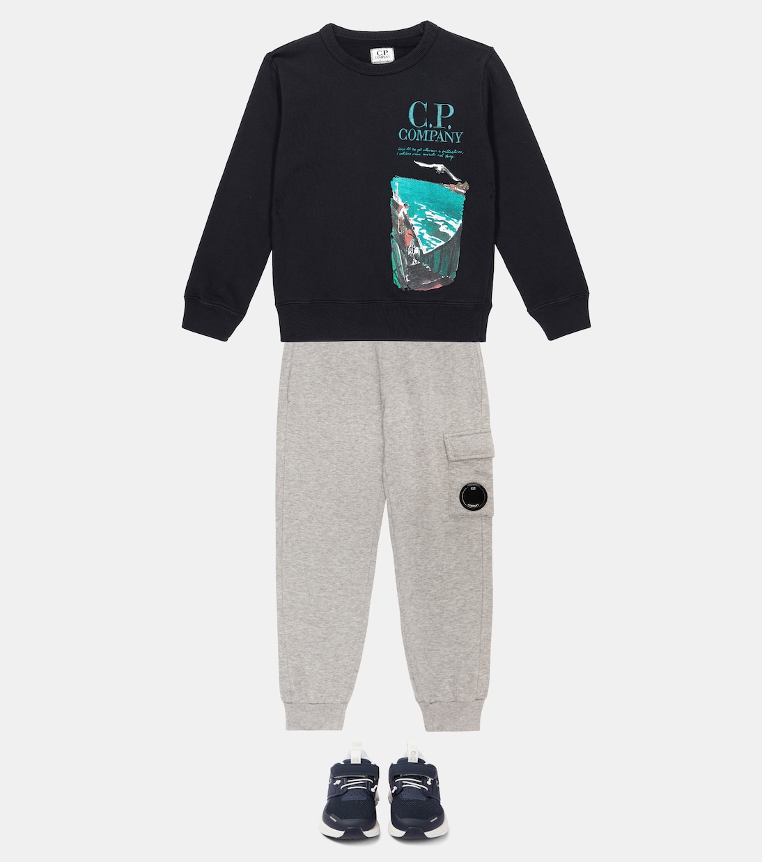 Cotton fleece sweatpants | C.P. Company Kids