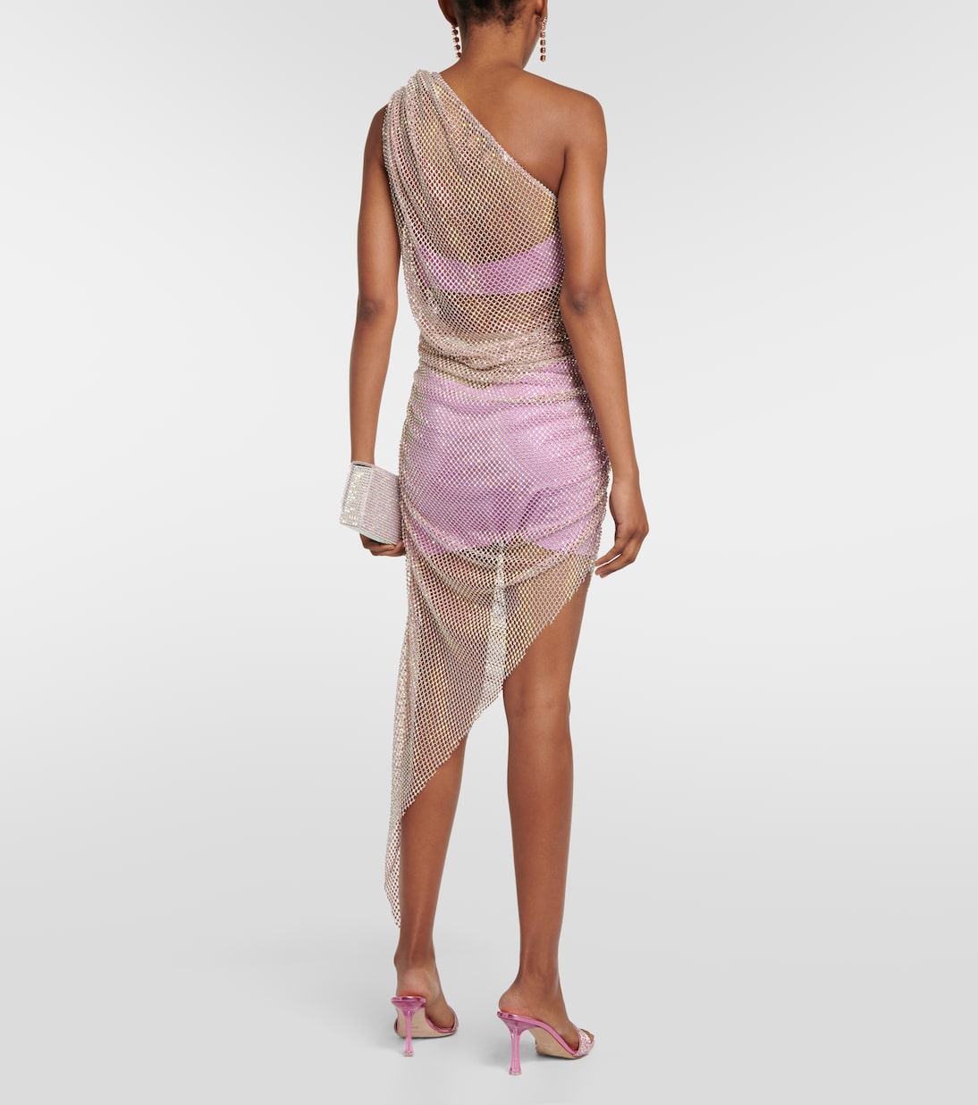 Embellished mesh midi dress | Giuseppe di Morabito