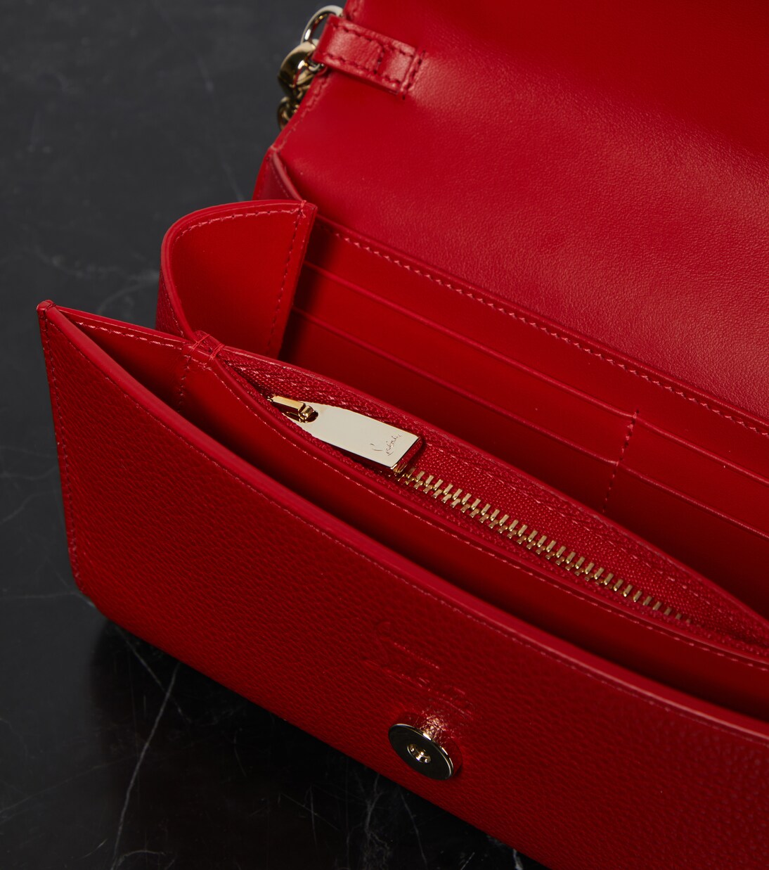 CLUTCH PALOMA IN PELLE DECORATA FIRMATA CHRISTIAN LOUBOUTIN