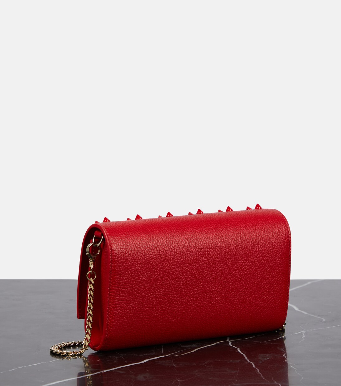 CLUTCH PALOMA IN PELLE DECORATA FIRMATA CHRISTIAN LOUBOUTIN