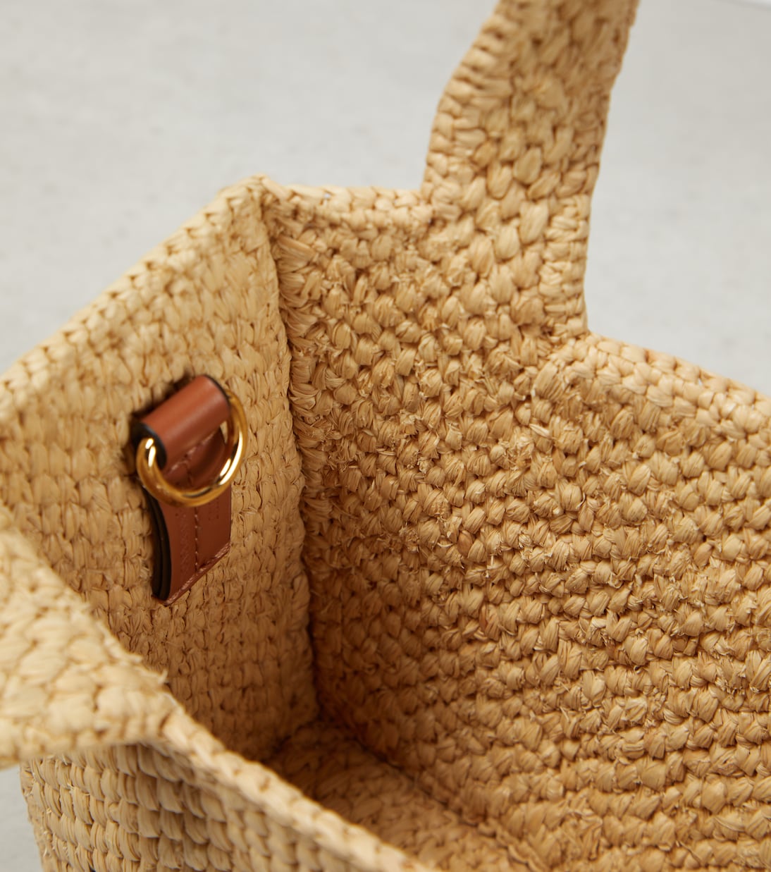 Paula's Ibiza logo raffia tote bag | Loewe