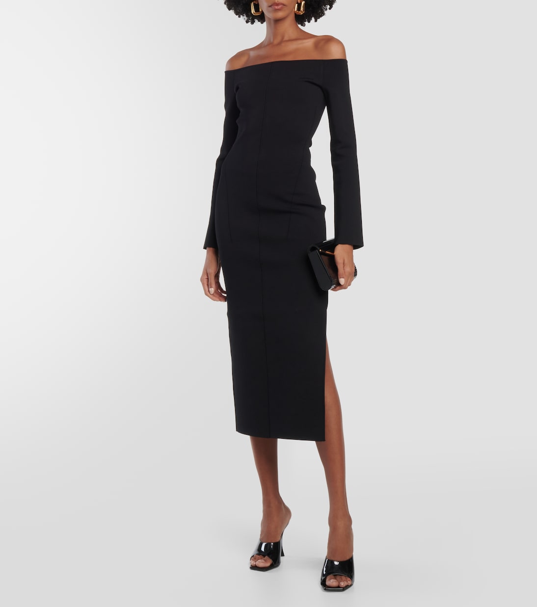 Off-Shoulder-Midikleid Aphrodite | Galvan