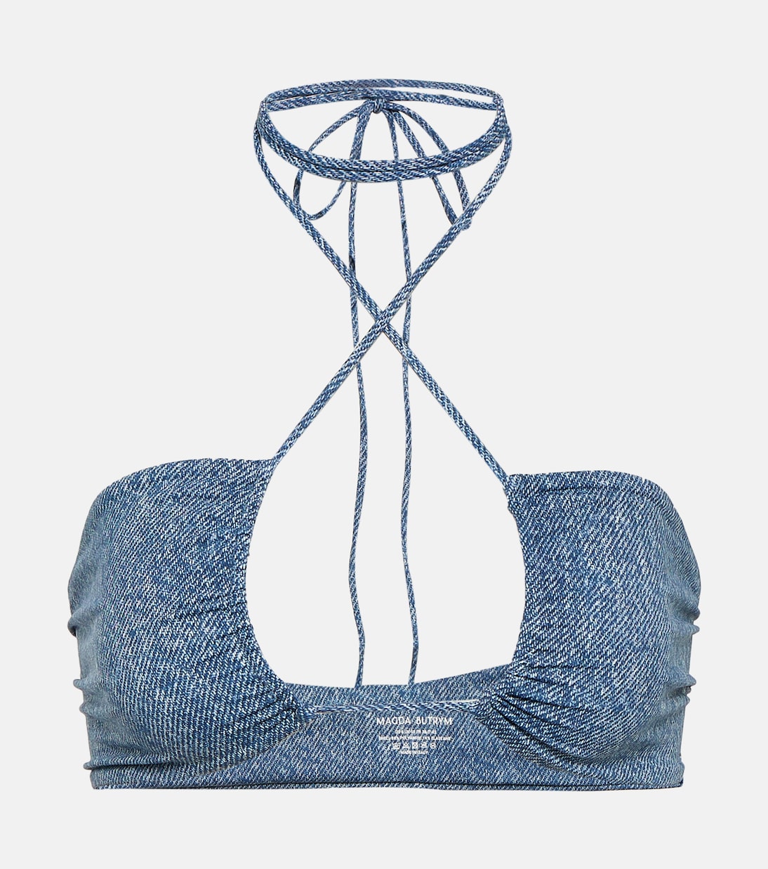 Top bikini con scollo all’americana | Magda Butrym