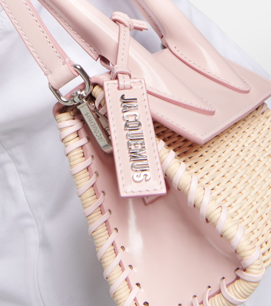 Tote Le Chiquito Moyen Osier de piel | Jacquemus