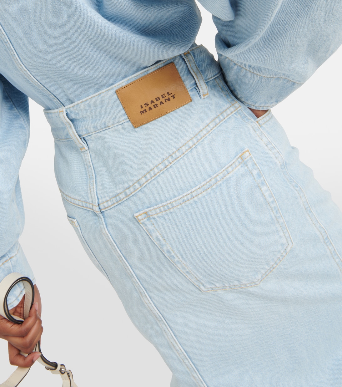 Falda larga Vinea en denim | Isabel Marant