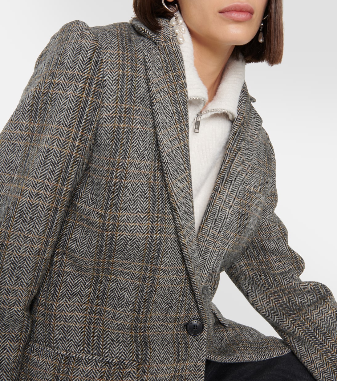 Charlyne herringbone wool jacket | Marant Etoile