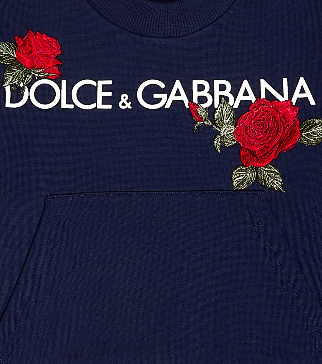 Sudadera en jersey de algodón con logo | Dolce&Gabbana Kids