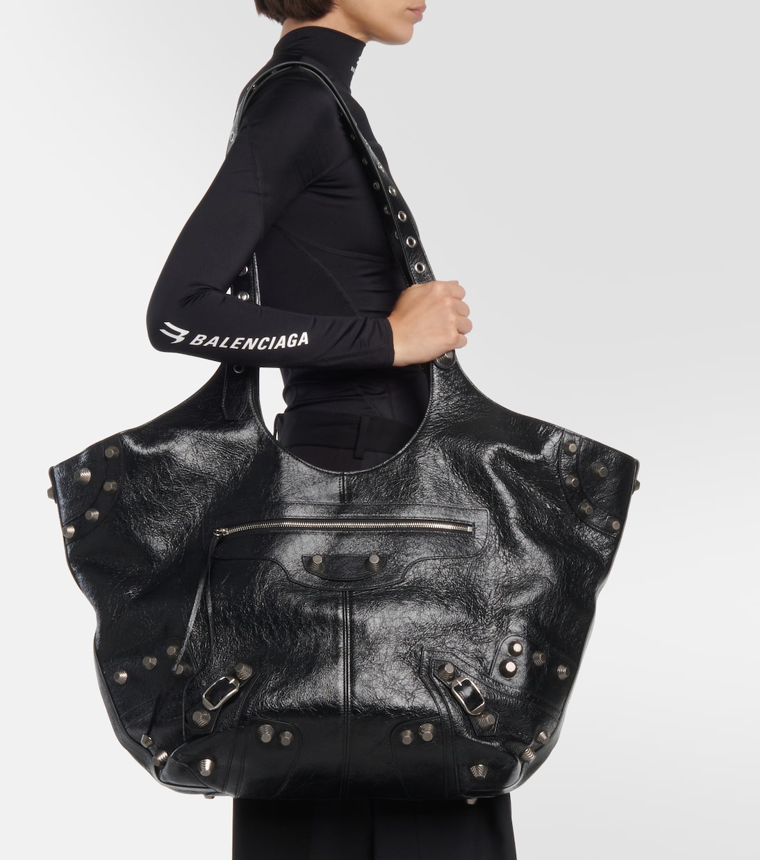 Cabas Le Cagole Large en cuir | Balenciaga