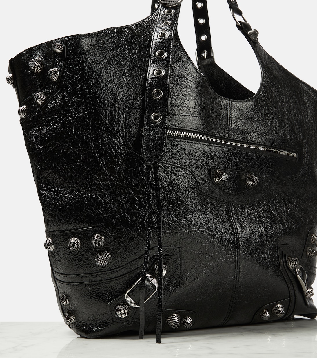 Cabas Le Cagole Large en cuir | Balenciaga