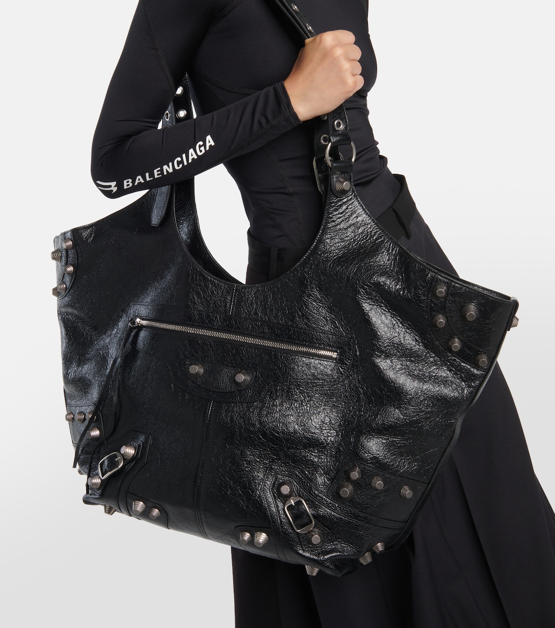Cabas Le Cagole Large en cuir | Balenciaga