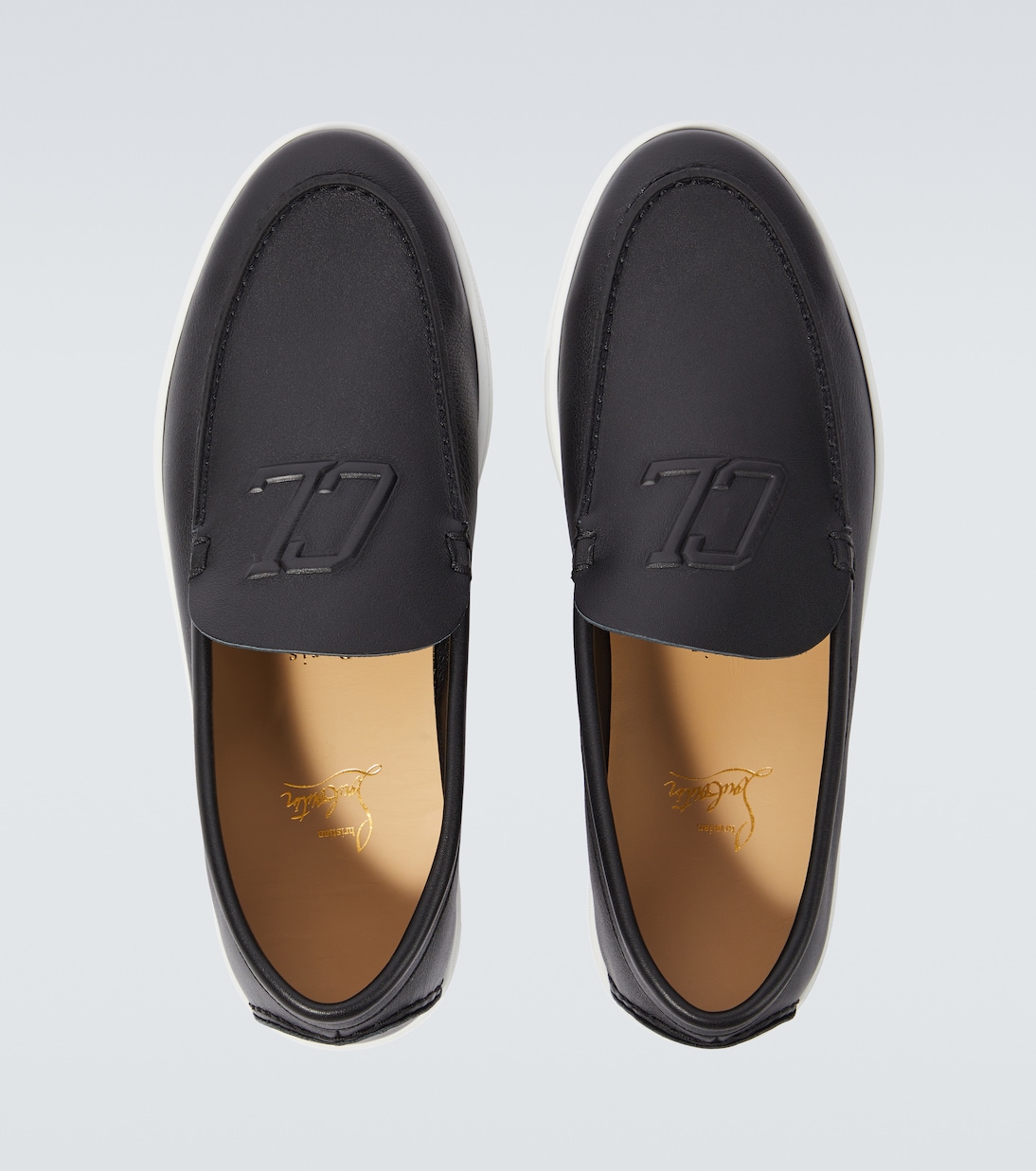 Slip-Ons Varsiboat aus Leder | Christian Louboutin