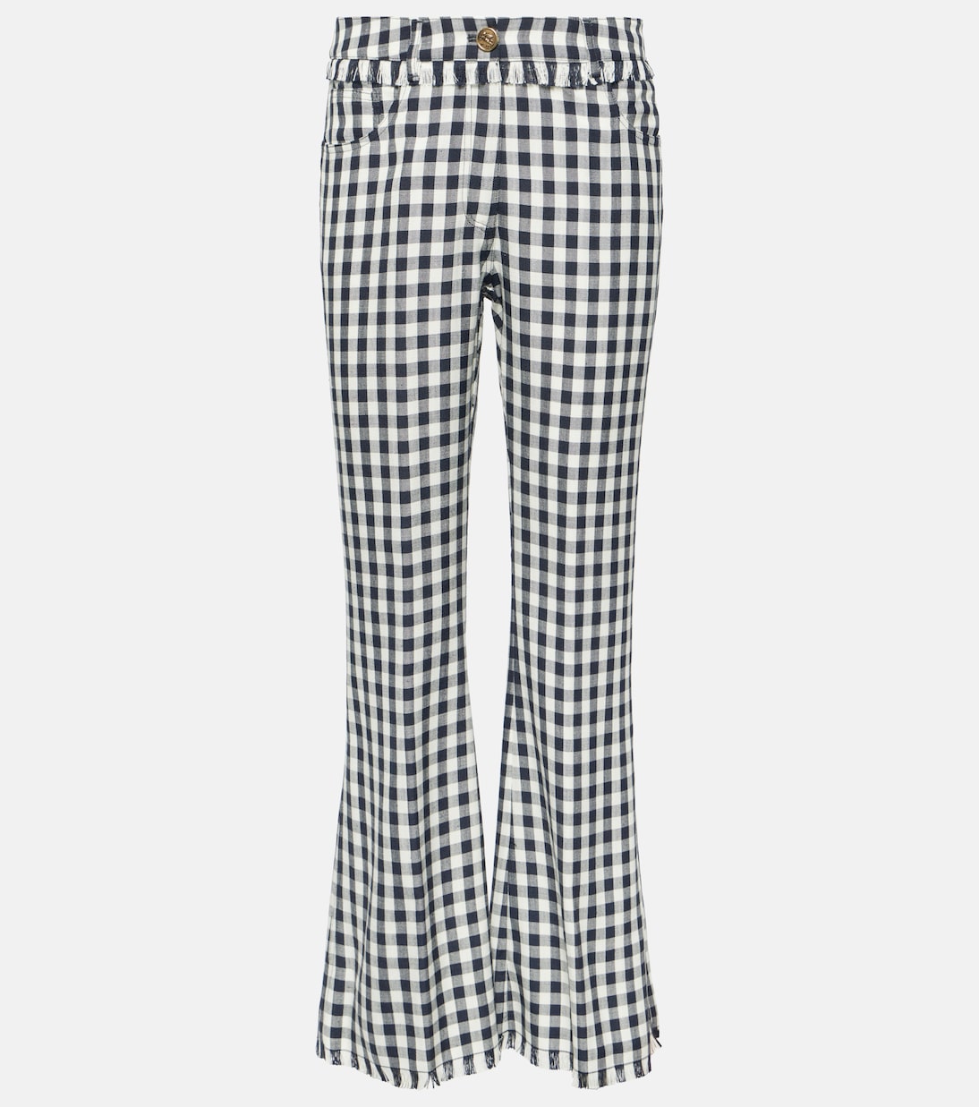 Gingham flared pants  | Etro
