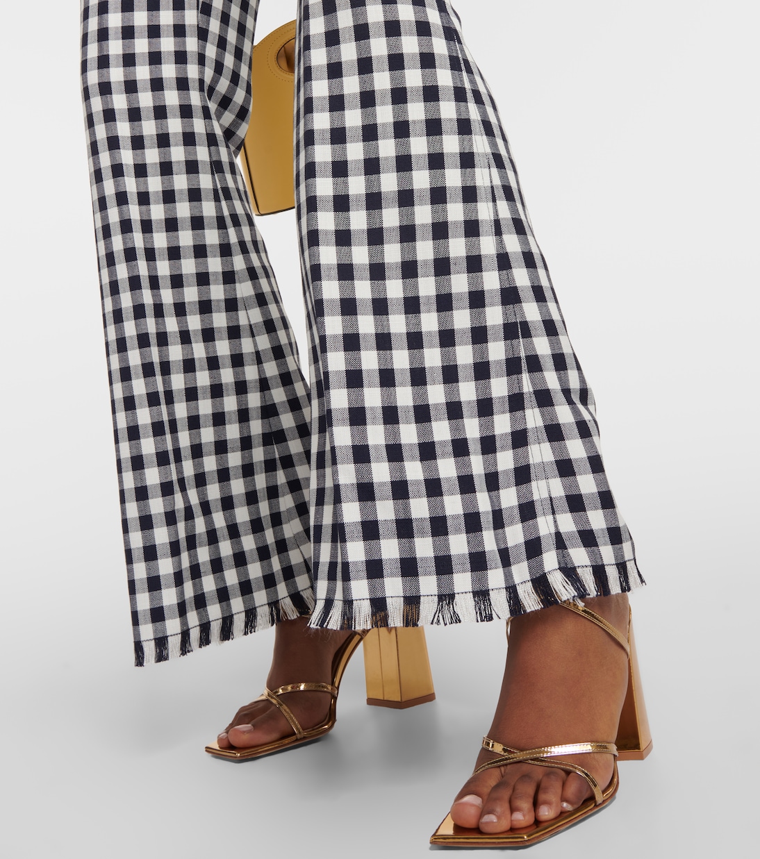 Gingham flared pants  | Etro