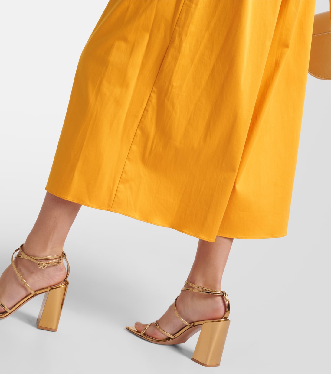 Vestido midi Fiona de mezcla de algodón | Altuzarra
