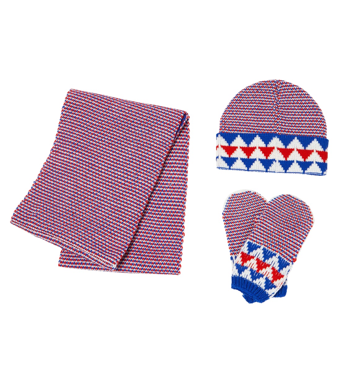 Logo beanie, scarf, and mittens set | Bobo Choses