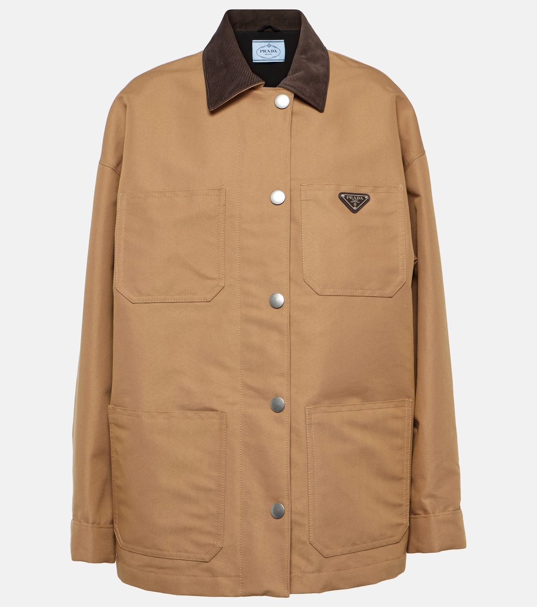 Oversized canvas jacket | Prada