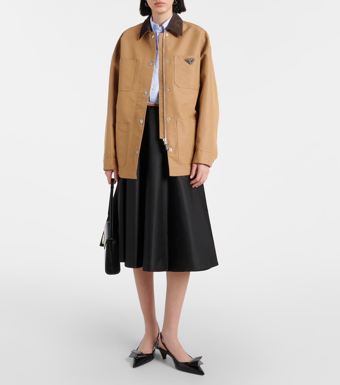 Oversized canvas jacket | Prada