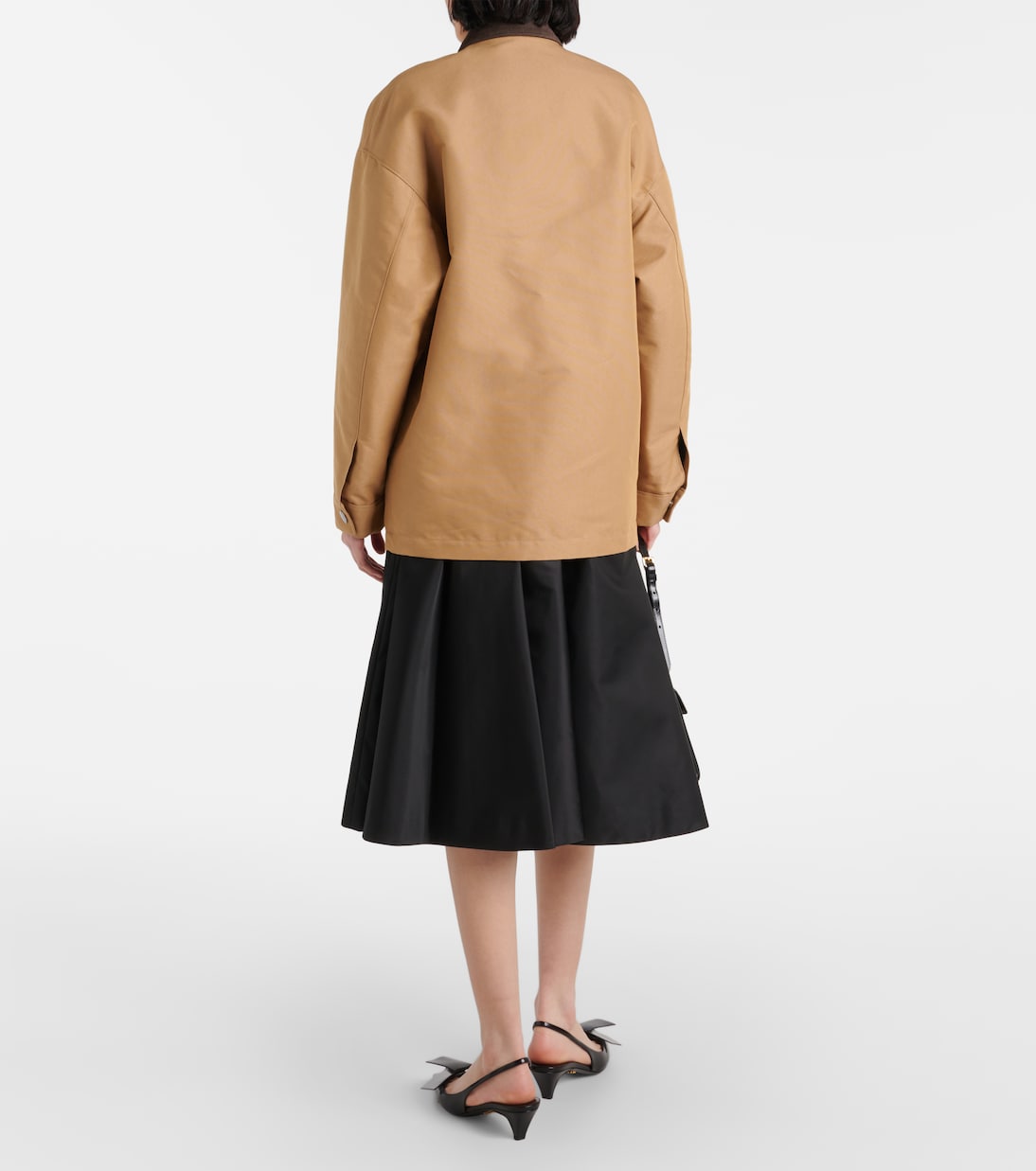 Oversized canvas jacket | Prada