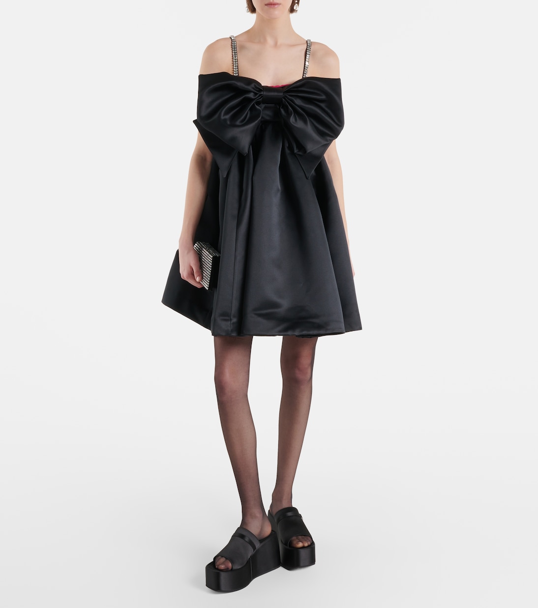 Bulla Yelena satin platform slides | Nodaleto