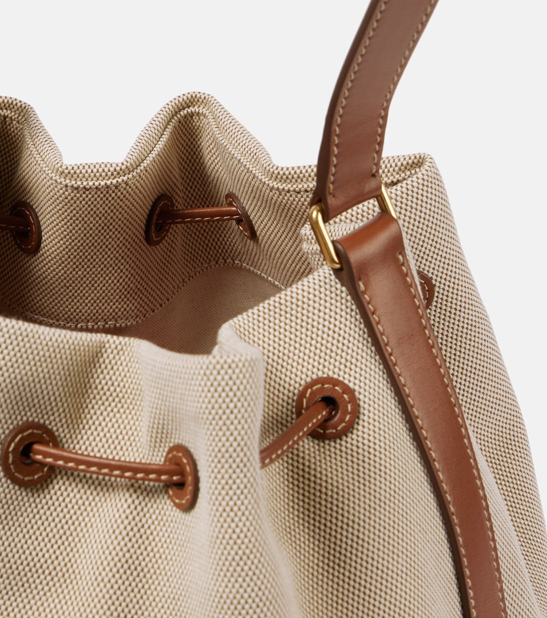 Bucket-Bag mit Leder | Miu Miu