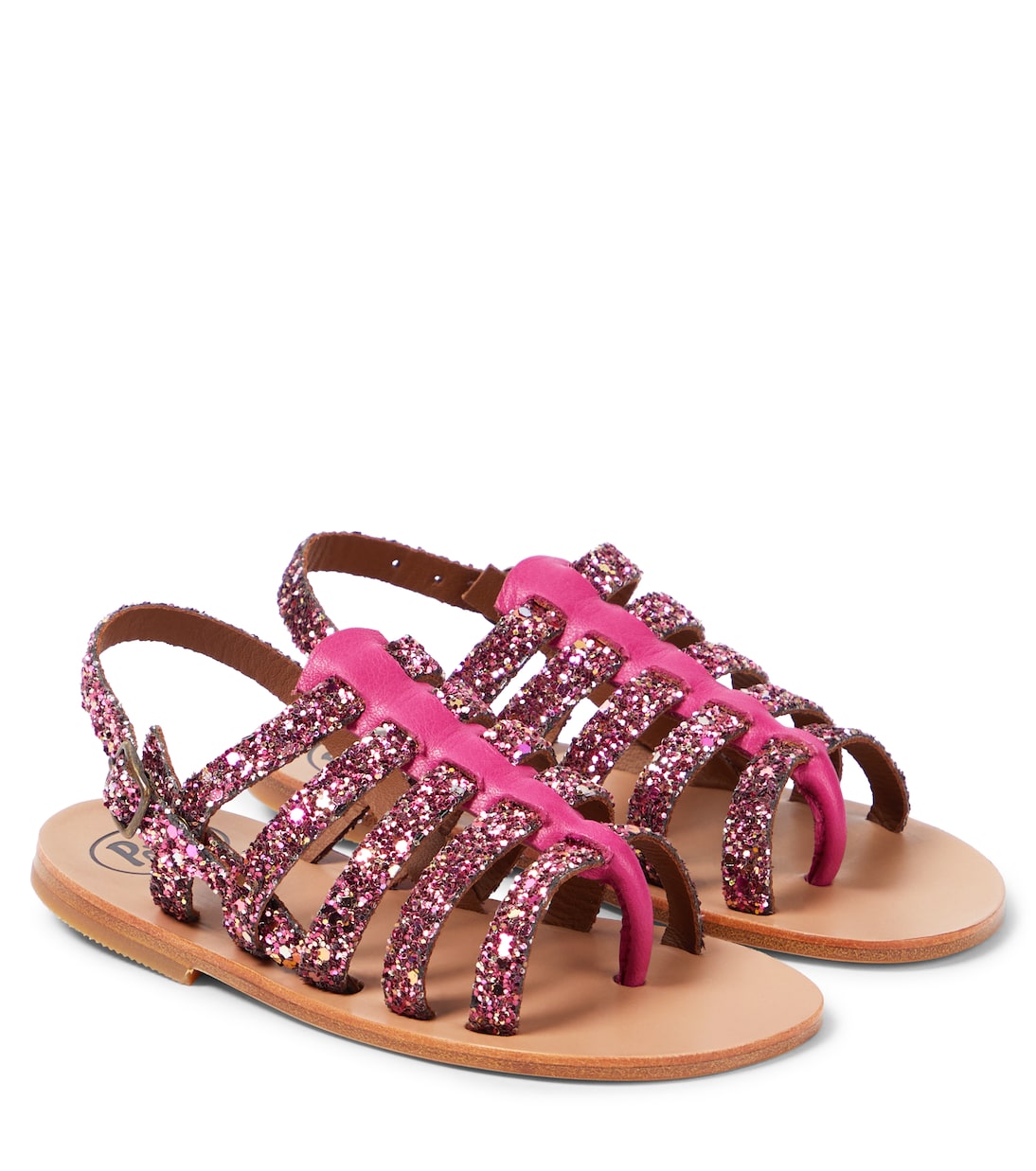 Sandali Galassia in pelle con glitter | PèPè