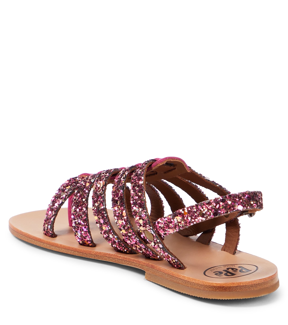 Sandali Galassia in pelle con glitter | PèPè