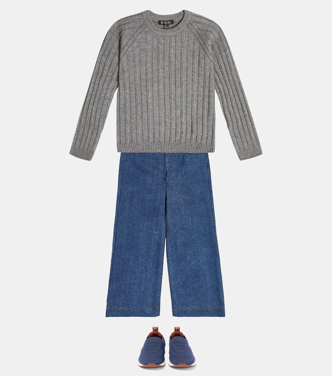 Sneakers slip-on 360 LP in maglia | Loro Piana Kids