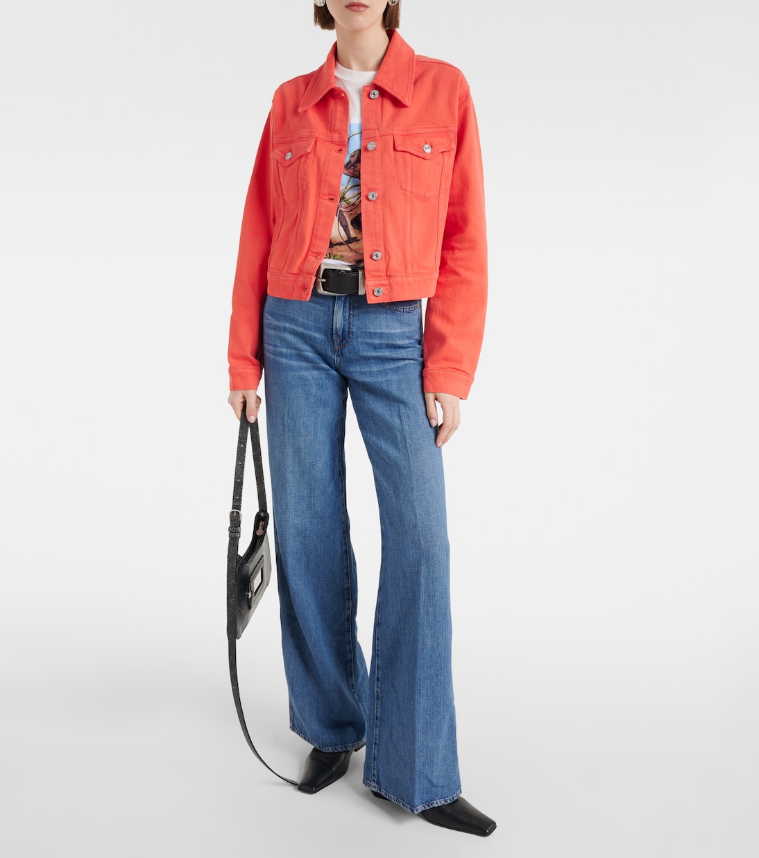 Nellie oversized denim jacket | 7 For All Mankind