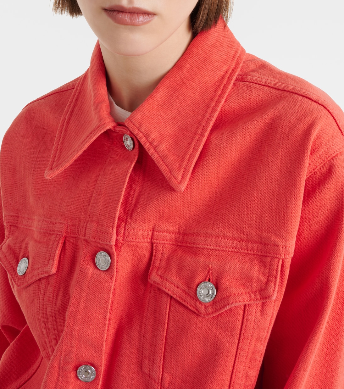 Nellie oversized denim jacket | 7 For All Mankind