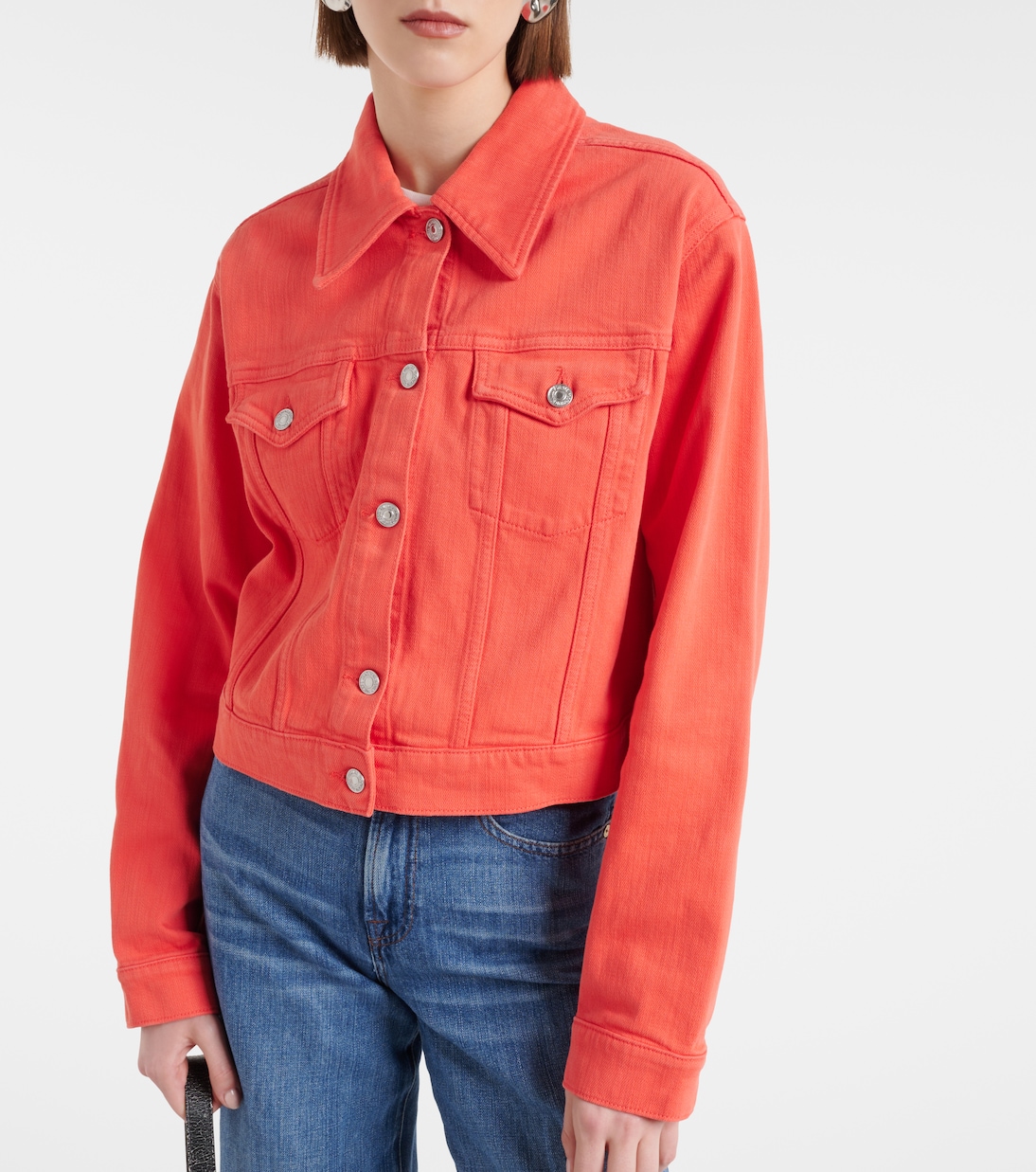 Nellie oversized denim jacket | 7 For All Mankind