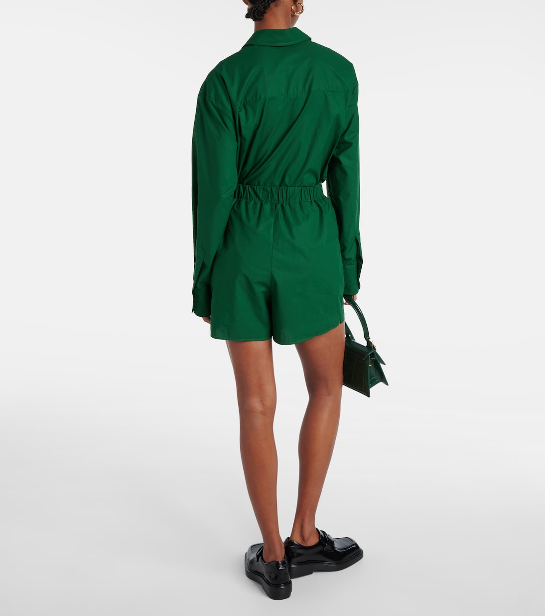 Shorts Lui in cotone a vita alta | The Frankie Shop