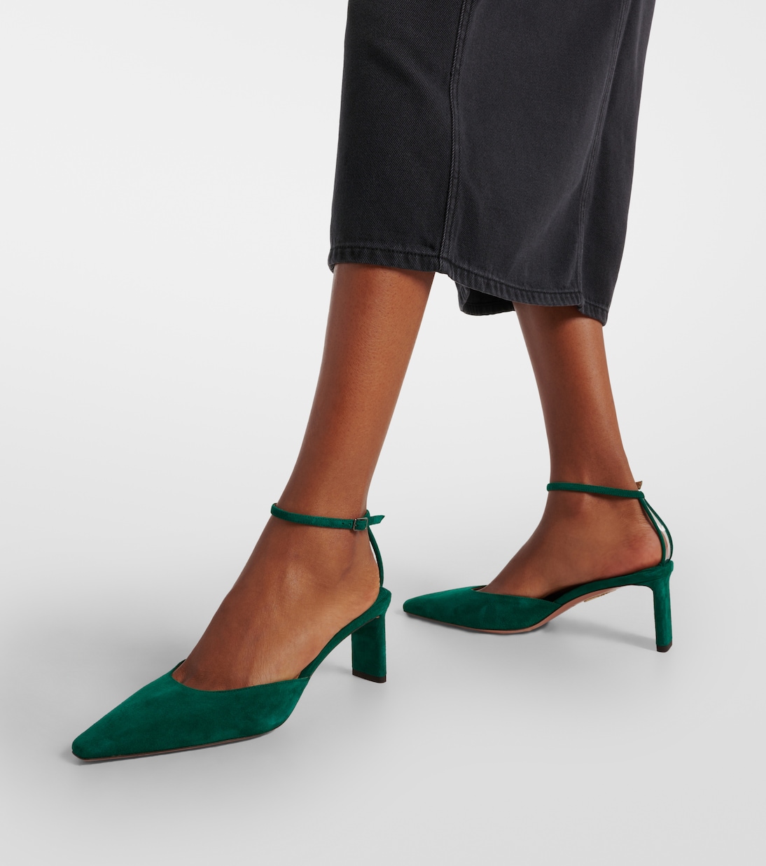 Escarpins Blade 65 en daim | Aquazzura