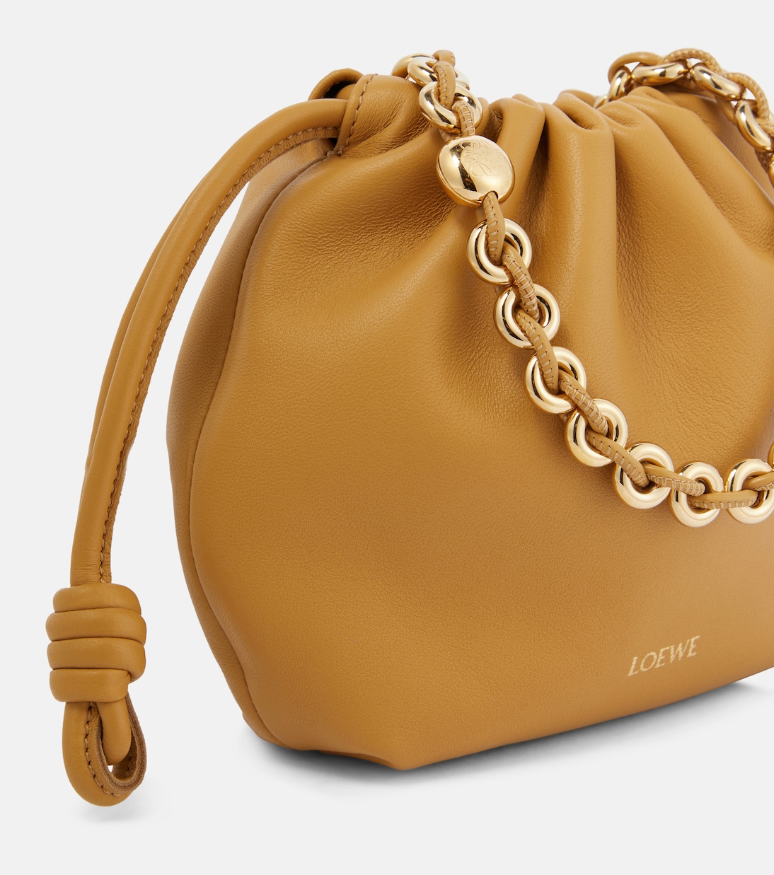 Borsa a spalla Flamenco Mini in pelle | Loewe