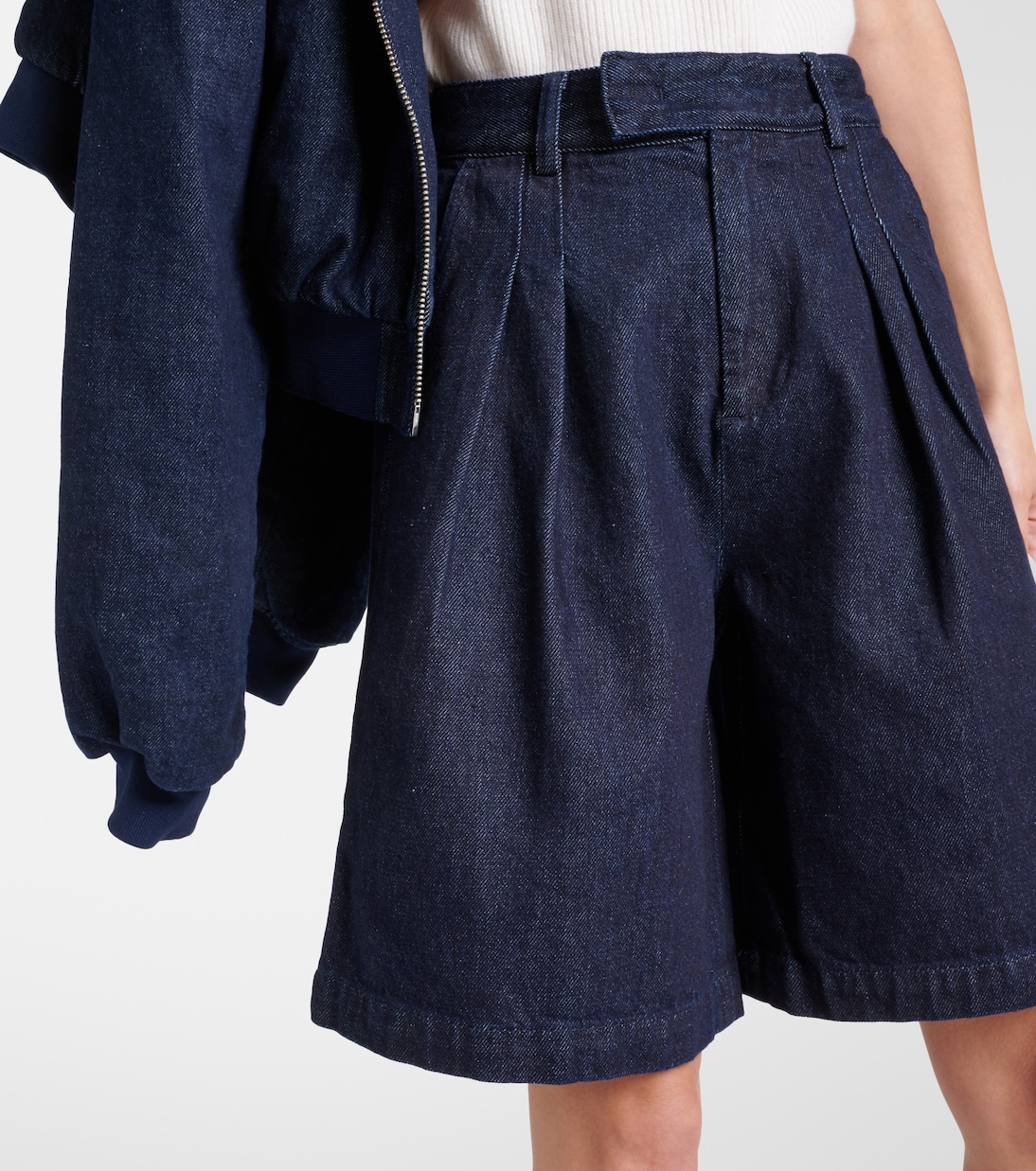 Bermudas Xavier de denim | The Frankie Shop