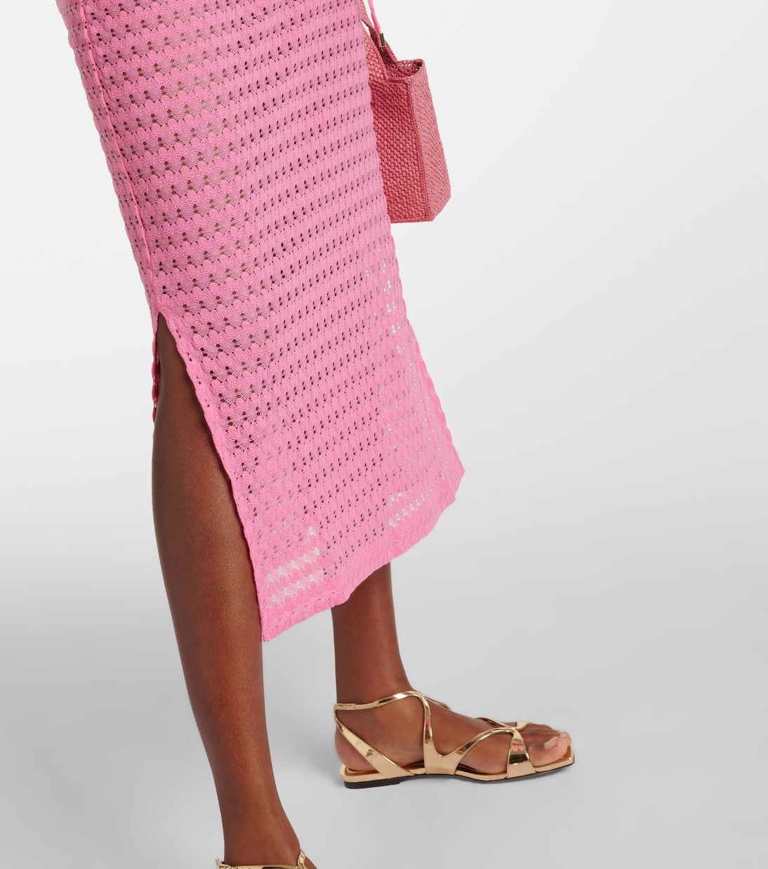 Vestido midi Annabel de punto calado | Melissa Odabash