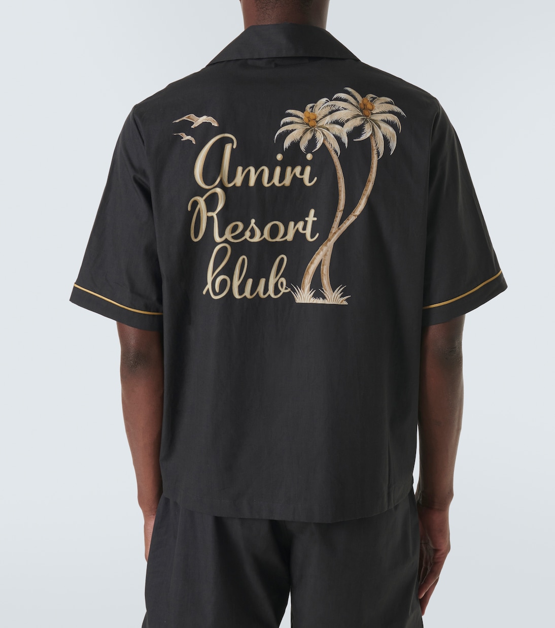 Chemise Resort Club brodée en coton | Amiri