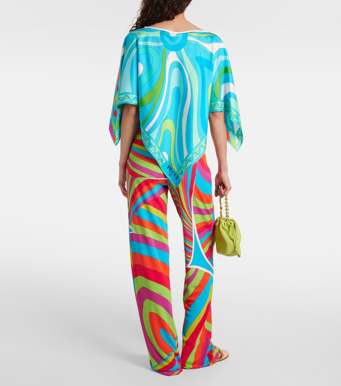 Top Iride in seta con stampa | Pucci